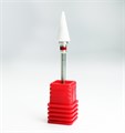 Керамическая фреза Robin Nails 3/32 F ST(C) мягкая (красная) насечка, Ø0,5 см, конус  gr/TC191ST