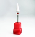 Керамическая фреза Robin Nails 3/32 F ST(C) мягкая (красная) насечка, Ø0,5 см, конус  gr/TC191ST