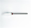 Керамическая фреза Robin Nails 3/32 F ST(C) мягкая (красная) насечка, Ø0,5 см, конус  gr/TC191ST
