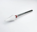 Керамическая фреза Robin Nails 3/32 F ST(C) мягкая (красная) насечка, Ø0,5 см, конус  gr/TC191ST