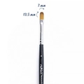 Кисть для акрила ruNail Nylon Oval №8 3979