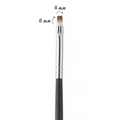 Кисть для геля IRISK искусственный ворс, прямая №2, в тубе К210-02