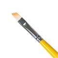 Кисть для геля IRISK искусственный ворс, скошенная №5 К209-15 - фото 530018