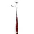 Кисть для дизайна круглая Roubloff синтетика под колонок №1 DS13R-1 - фото 530778