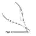 Кусачки для кутикулы Hanzo Steel, лезвие 7 мм, длина инструмента 107 мм M 09/7