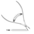 Кусачки для кутикулы Hanzo Steel, на пружине,лезвие 7 мм, длина инструмента 107 мм MS 10/7 - фото 532604