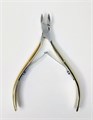 Кусачки для кутикулы MAAAN №M501G-16, двойная пружина, золотые, 7 мм M501G-16 - фото 532627