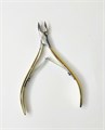 Кусачки для кутикулы MAAAN №M501G-16, двойная пружина, золотые, 7 мм M501G-16 - фото 532629