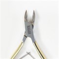 Кусачки для кутикулы MAAAN №M501G-16, двойная пружина, золотые, 7 мм M501G-16 - фото 532631