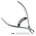 Кусачки для кутикулы Paie nail Full Jaw, 6 мм, пружина+ножницы в подарок P-13 - фото 532811