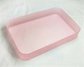 Лоток пластиковый розовый 27х18х4,5 см kt/K95P - фото 535027