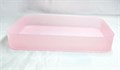 Лоток пластиковый розовый 27х18х4,5 см kt/K95P - фото 535028