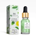 Масло для кутикулы сухое укрепляющее с шиммером MANITA Green tea & Lemon, 15 мл MAN/202102