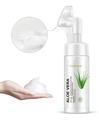 Массажная мусс-пенка для умывания HCHANA Aloe Vera со щеточкой, 120 мл HC8562(82728)