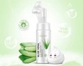 Массажная мусс-пенка для умывания HCHANA Aloe Vera со щеточкой, 120 мл HC8562(82728)