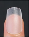 Матовые гелевые типсы Soft Gel Tips №1 мягкий квадрат, 420 шт. (15 размеров) SGT15-01