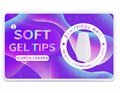 Матовые гелевые типсы Soft Gel Tips №2 балерина, 420 шт (15 размеров) SGT15-02 - фото 536235