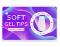 Матовые гелевые типсы Soft Gel Tips №2 балерина, 420 шт (15 размеров) SGT15-02