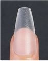 Матовые гелевые типсы Soft Gel Tips №2 балерина, 420 шт (15 размеров) SGT15-02