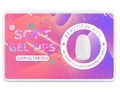 Матовые гелевые типсы Soft Gel Tips №9 овал, 420 шт (15 размеров) SGT15-09