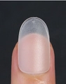 Матовые гелевые типсы Soft Gel Tips №9 овал, 420 шт (15 размеров) SGT15-09
