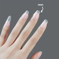 Матовые гелевые типсы Soft Gel Tips №9 овал, 420 шт (15 размеров) SGT15-09