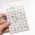 Металлизированные 3D наклейки IBDI Nails On idea, золото id/3DOnideagold