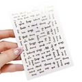 Металлизированные 3D наклейки IBDI Nails Sweet, золото id/3Dsweetgold