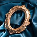 Миниатюрная рамка для фото дизайна ногтей и декора №10 Рельефный овал MRO10 - фото 536619