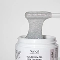 Моделирующий УФ-гель ruNail светоотражающий BUILDER UV GEL MILK DIAMOND, 15г №9871 9871