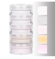 Набор акриловой пудры IRISK French Manicure, 5 цветов в тубе (02), 25 мл М251-03-02