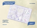 Набор дизайна для ногтей Broken glass flakes color С, 6 шт. glassC