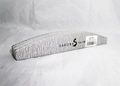 Набор пилок для искусственных ногтей Sakura серая, полукруглая, 100/180, 5 шт. Spl 002\2