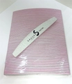 Набор пилок для искусственных ногтей Sakura серая, полукруглая, 100/180, 50 шт spl002/50