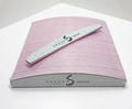 Набор пилок для искусственных ногтей Sakura серая, полукруглая, 180/240, 50 шт spl007/50