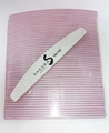 Набор пилок для искусственных ногтей Sakura, серая, полукруглая, 180/180, 50 шт spl004/50
