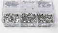 Набор страз в кейсе Mixed Sizes Crystal №1, 6 ячеек LZ01 - фото 537777