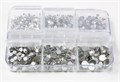 Набор страз в кейсе Mixed Sizes Crystal №1, 6 ячеек LZ01 - фото 537778