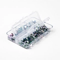 Набор страз в кейсе Mixed Sizes Mix Opal №4, 6 ячеек LZ04