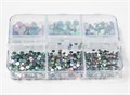Набор страз в кейсе Mixed Sizes Mix Opal №4, 6 ячеек LZ04 - фото 537782