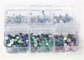 Набор страз в кейсе Mixed Sizes Mix Opal №4, 6 ячеек LZ04 - фото 537783