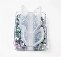 Набор страз в кейсе Mixed Sizes Mix Opal №4, 6 ячеек LZ04