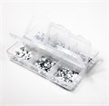 Набор страз в кейсе Mixed Sizes Porcelain White №14, 6 ячеек LZ14 - фото 537792