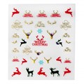 Наклейки 3D для дизайна ногтей Christmas Sticker №3 OM-T03 - фото 538118