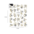 Наклейки Joyful Nail Foil marble №1826 JO-1826