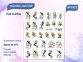 Наклейки Joyful Nail Foil marble №1827 JO-1827
