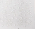 Наклейки Joyful Снежинки №911 White JO-911W