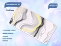 Наклейки Nail Art Foil line №3018 FL3018