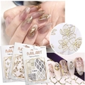 Наклейки Nail Art Foil line №3018 FL3018