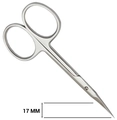 Ножницы для кутикулы Metaleks, 9,5 см RMS-01SM